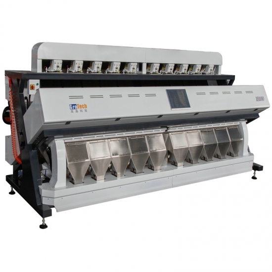 10 Chutes Rice Color Sorter Machine for 7-10 T/H Rice Milling Line