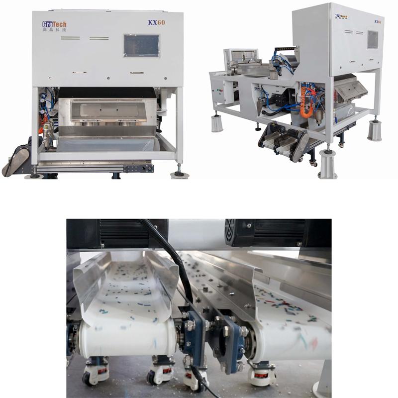 horizontal belt minerals colour sorter