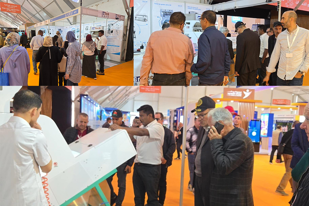 GroTech intelligent color sorter shines at international exhibitions